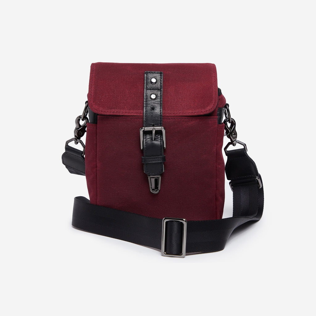 The Bond Street - Burgundy Waxed Canvas